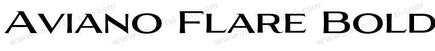 Aviano Flare Bold字体转换